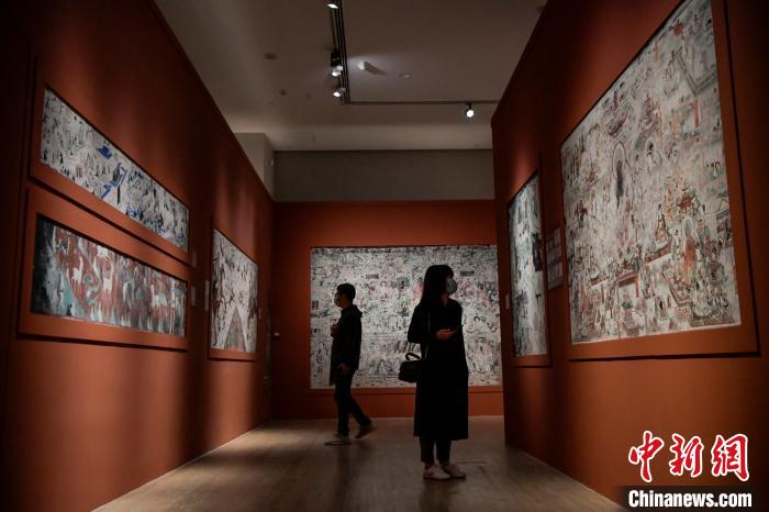 敦煌石窟藝術展在海南開展 海陸兩條絲綢之路跨時空交流 敦煌石窟藝術展在海南開展 海陸兩條絲綢之路跨時空交流