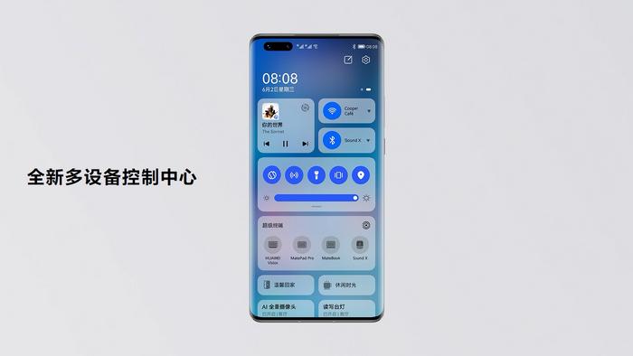 鴻蒙手機界面。供圖
