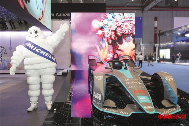 From November 5th to 10th, 2020, Michelin participated in the China International Import Expo. This is an FE car on display..jpg