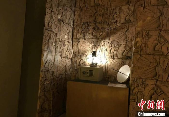 資料圖：密室逃脫場景。　李庭耀 攝