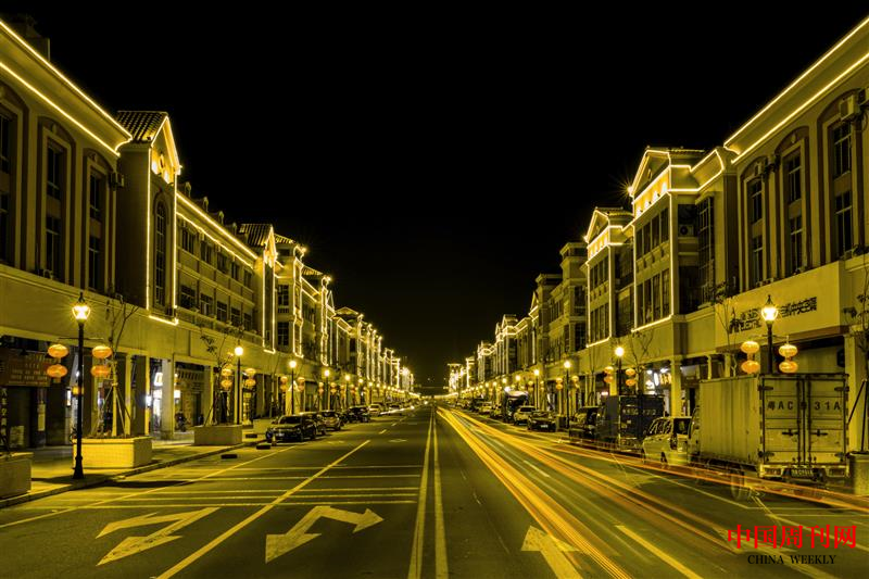 長(zhǎng)安鎮(zhèn)錦廈社區(qū)街道夜景.png